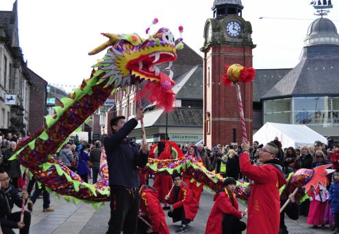 CITCM's Dragon Dance in Bangor