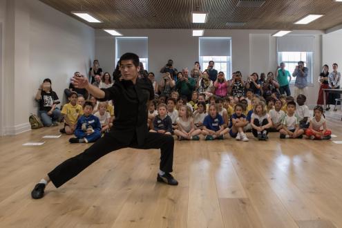 Master Li Zhi Performing at Competition